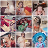 欧美东南亚美女朋友圈素材包装