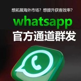 WhatsApp引流~群发api