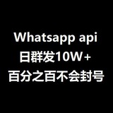whatsapp引流~群发api